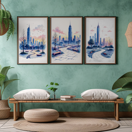 3 frames mockup 3 frames mockup